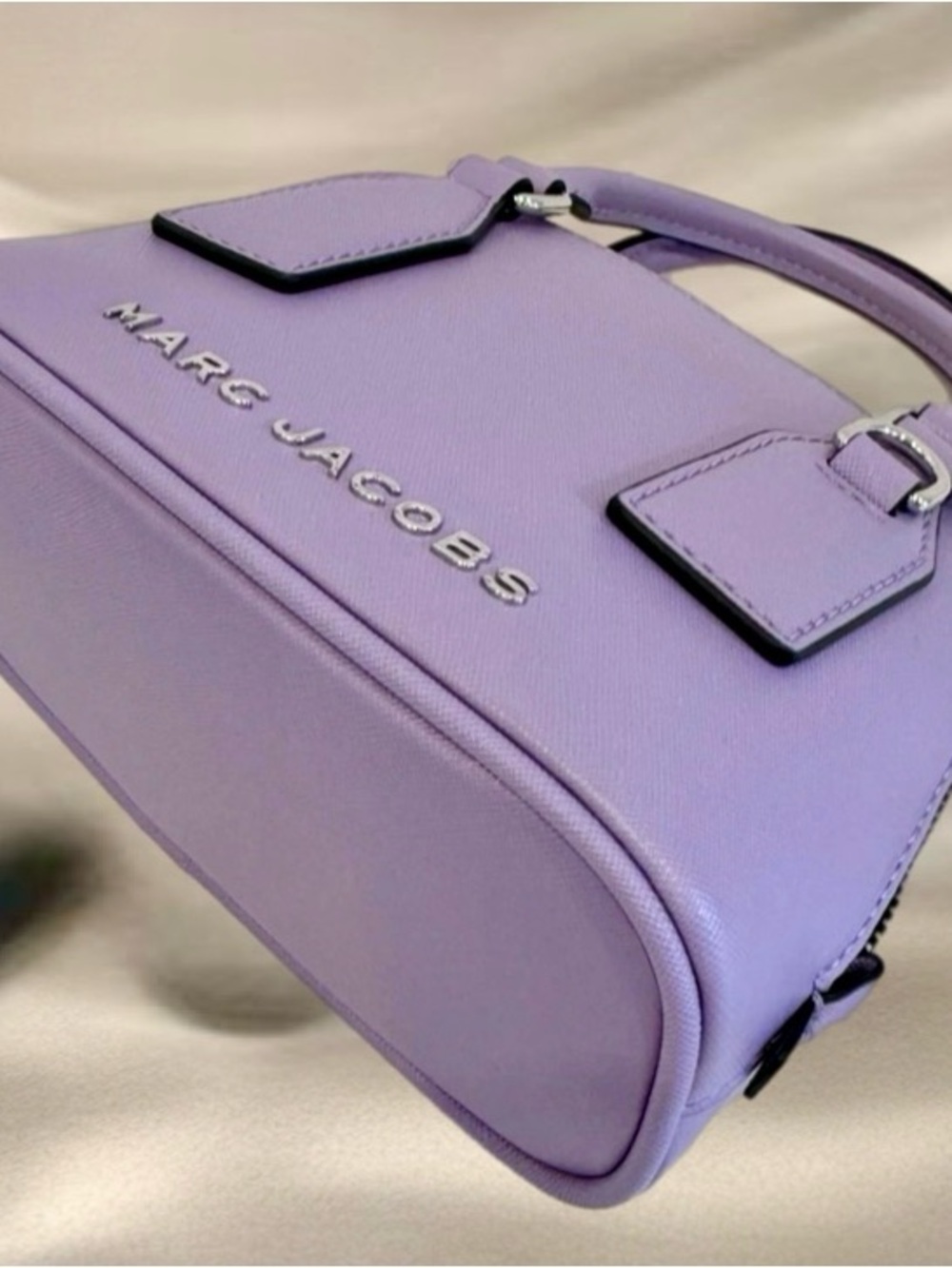 Marc Jacobs Lavender Dome Satchel with Silver Hardware - Picture 4 of 8